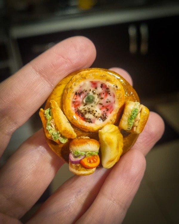 Producto - Imán Diorama comida rápida