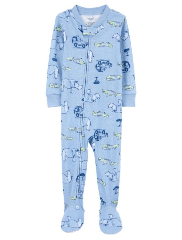 Producto - Carter's. Pijama algodón dinos celeste