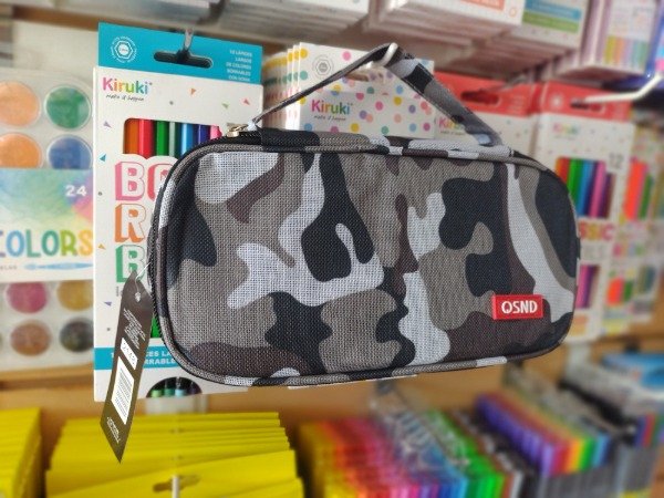 Producto - Cartuchera Camuflada Grande cod 2148 Hermosura