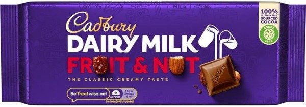 Producto - Cadbury Fruit Nut 180gr