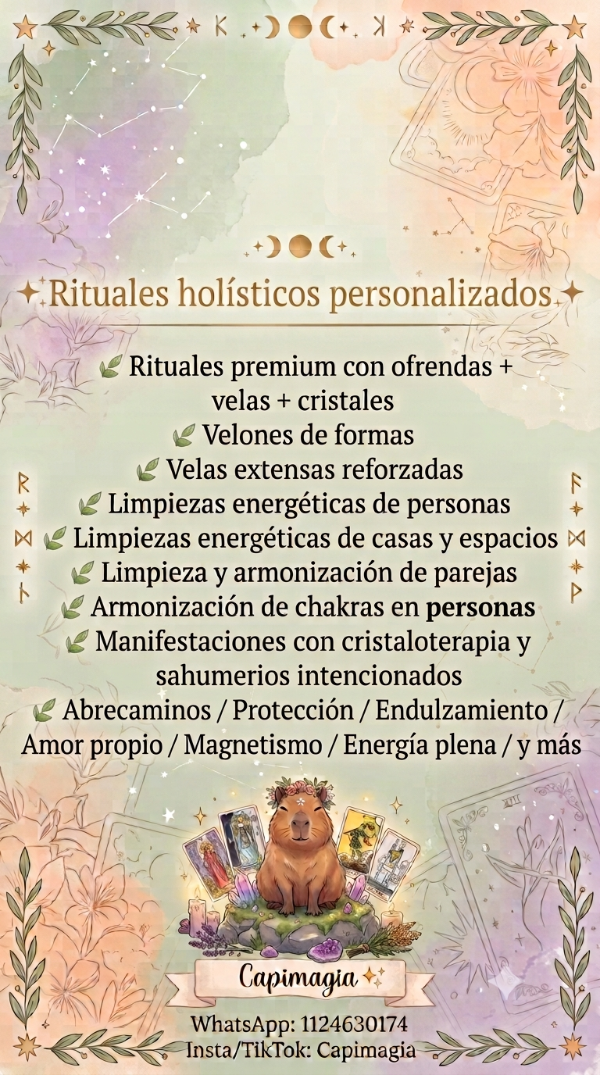 Producto - RITUALES HOLÍSTICOS PERSONALIZADOS - 0