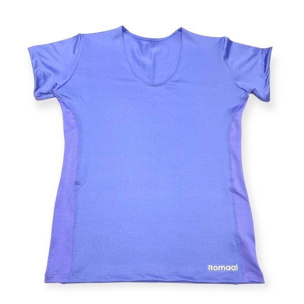 Producto - Reme lavanda de lycra combinada con dry-fit en los costados
