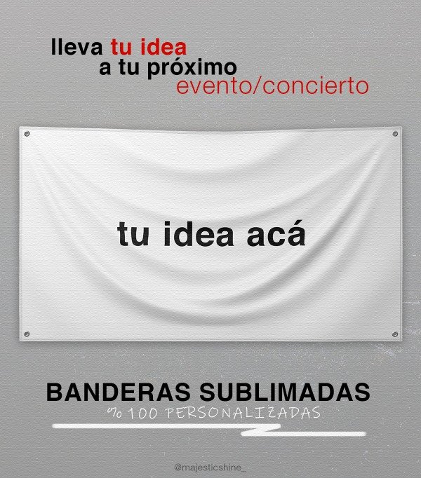Producto - Bandera Sublimada - Personalizada