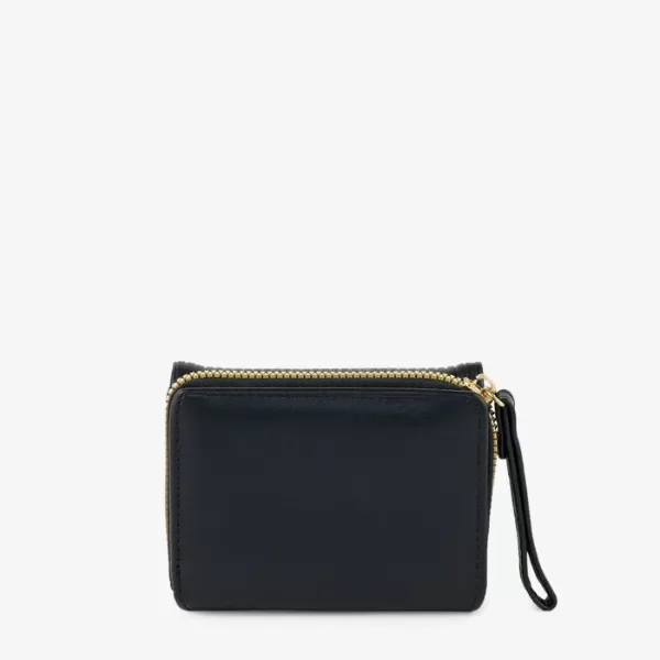 Producto - Billetera con aplique dorado Negra - 1
