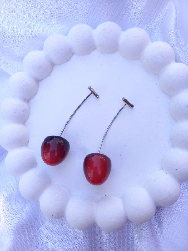 Producto - aritos cerezas (silver)