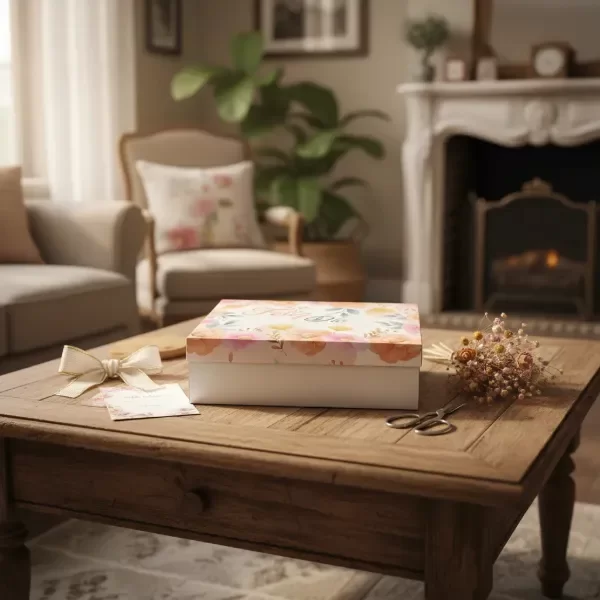 Producto - caja tapa floral ( dos medidas )