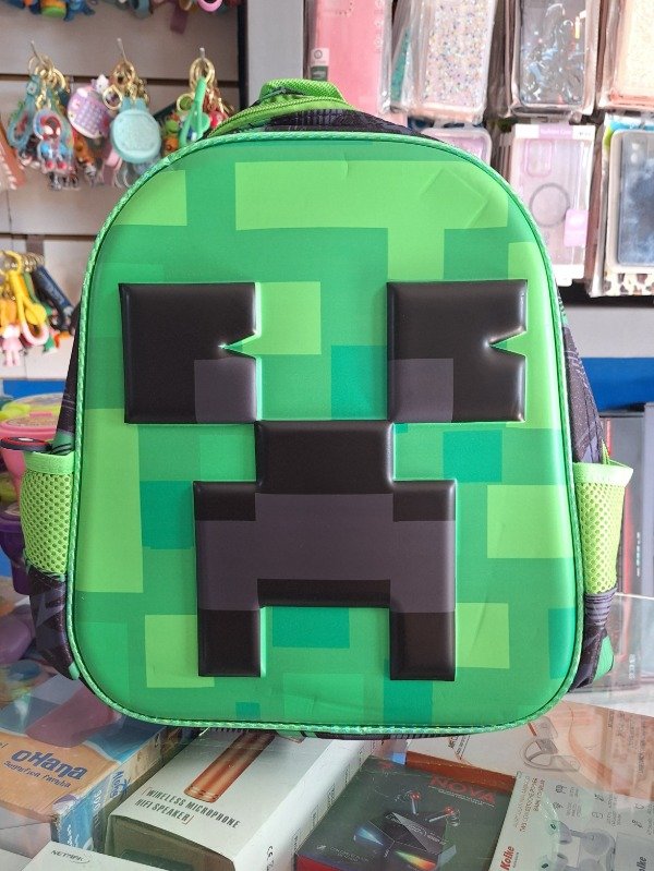 Producto - MOCHILA JARDÍN REFORZADA 3D MINECRAF