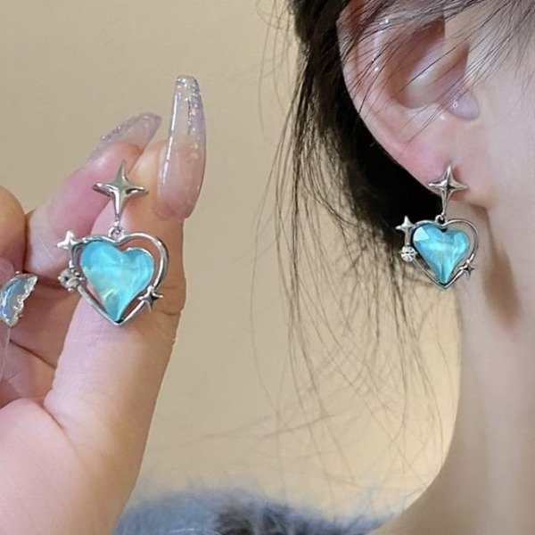 Producto - Aritos Corazón Multicolor