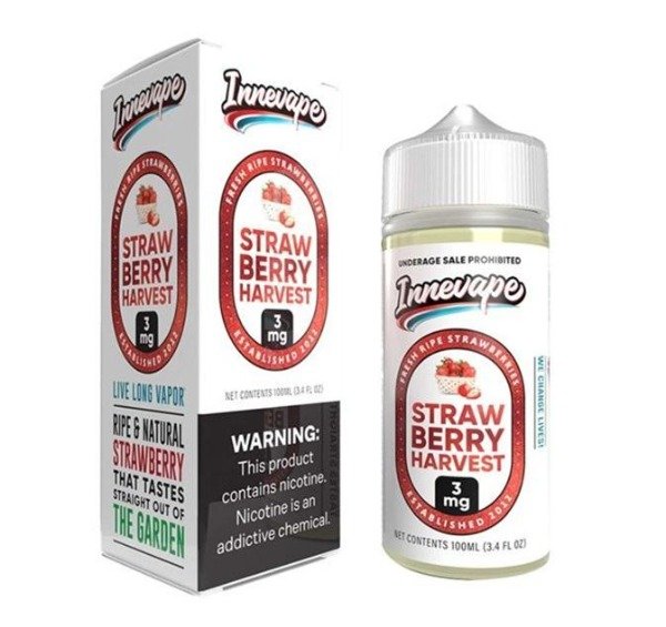 Producto - (FREEBASE) INNEVAPE HEISENBERG 3MG - STRAWBERRY HARVEST