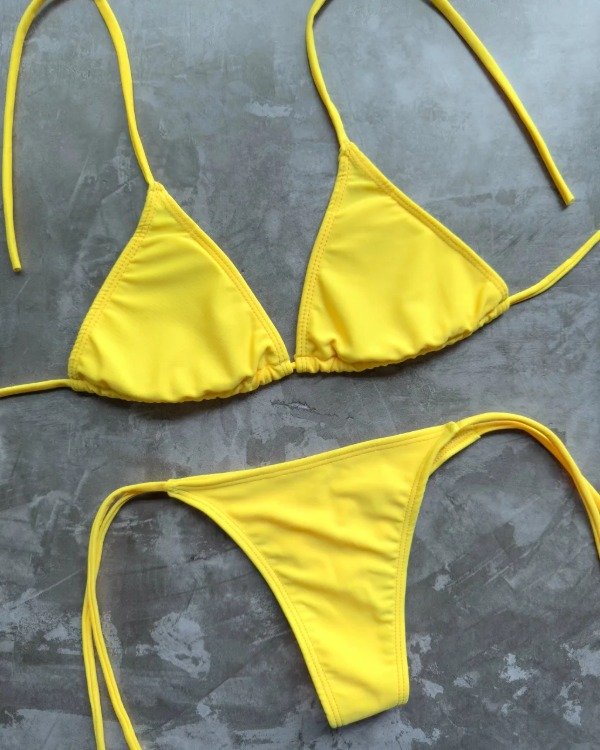 Producto - Bikini básica amarilla