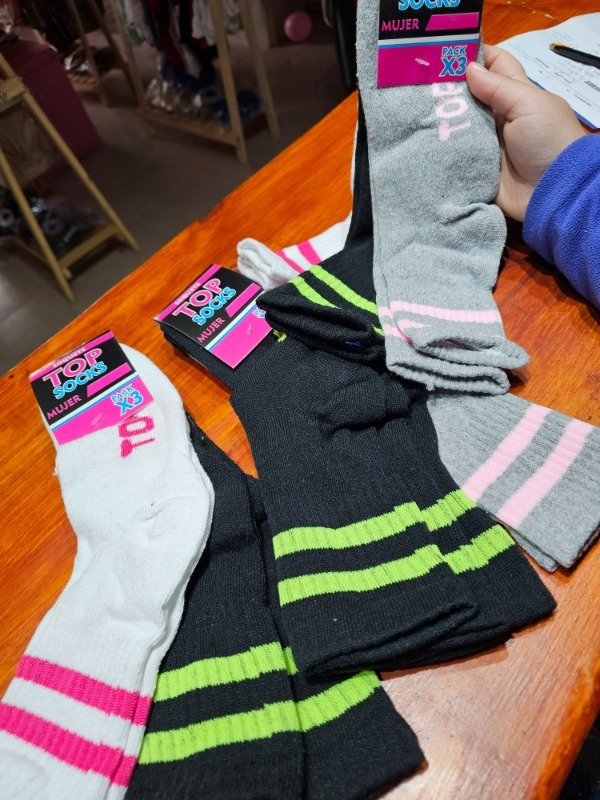 Producto - Medias TOP tenis MUJER x3 - 1
