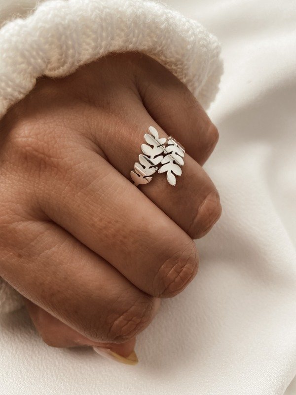 Producto - Anillo doble laurel AB