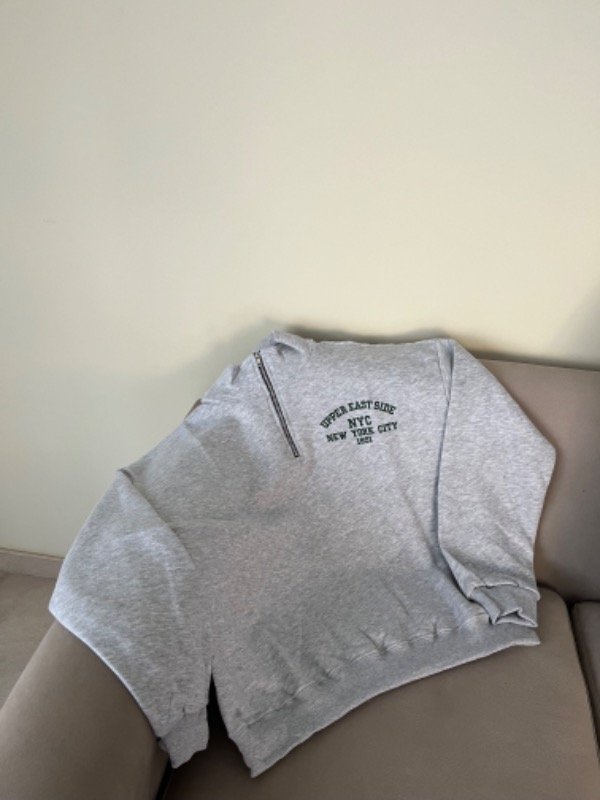 Producto - buzo nyc gris