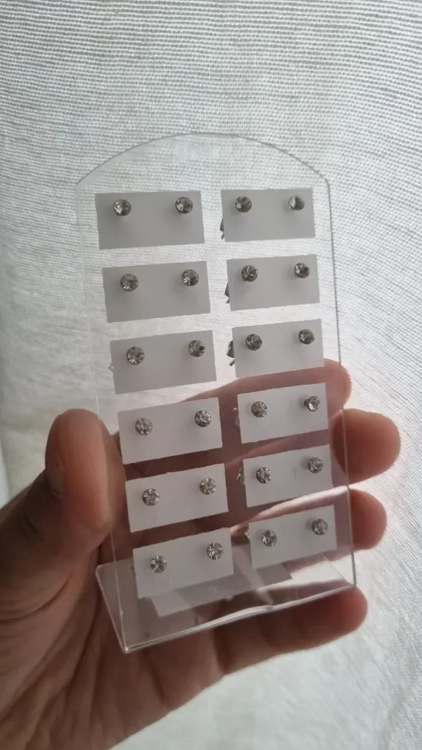 Producto - Aros strass mini mini pasantes AQ