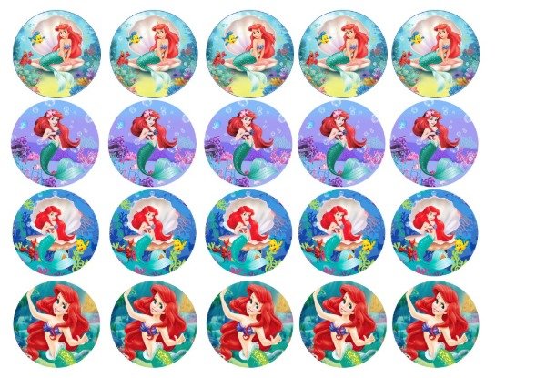 Producto - LAMINA SIRENITA DISNEY 4