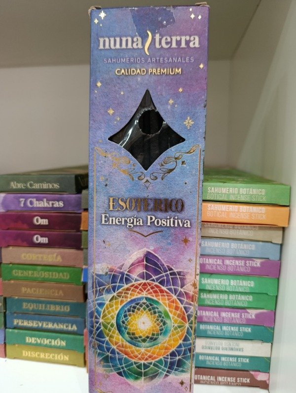 Producto - Sahumerio esotérico Nuna terra Energía positiva
