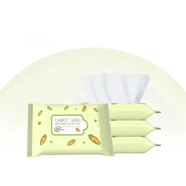 Producto - Toalliitas desmaquillantes Zanahoria 10pcs - 1