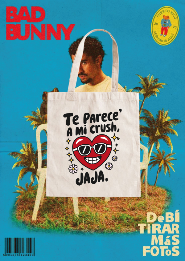 Producto - Te pareces a mi crush - Tote bag