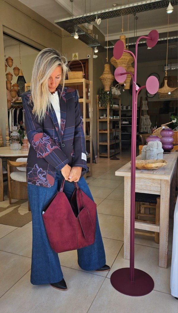 Producto - BLAZER AZUL CON ESTAMPA