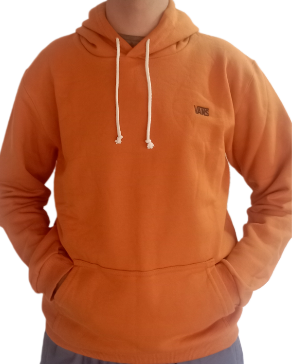 Producto - BUZO CANGURO VANS UNISEX FRIZADO MOSTAZA