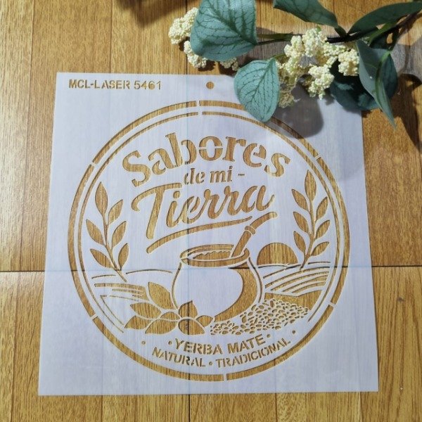 Producto - St 5379 de 20x20 cm Stencil Mate