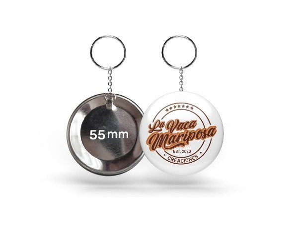 Producto - 10 Pin llavero 55mm Personalizados
