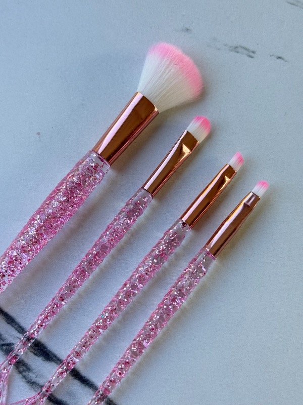 Producto - Set de brochas cola de sirena glitter x4 - 0