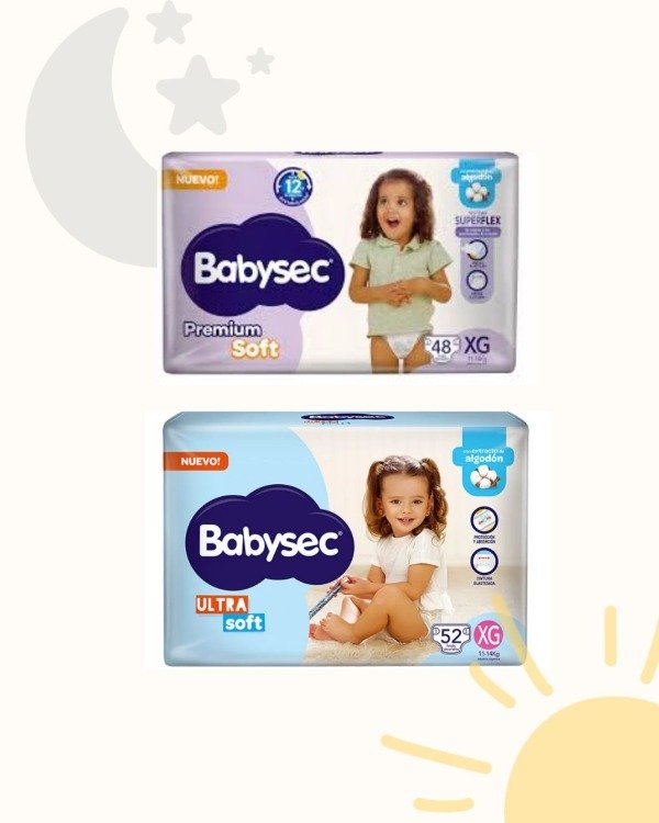 Producto - Babysec Ultra Soft + Premium Soft G, XG, XXG