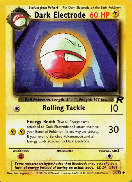 Producto - Dark Electrode (34/82) [Team Rocket Unlimited]