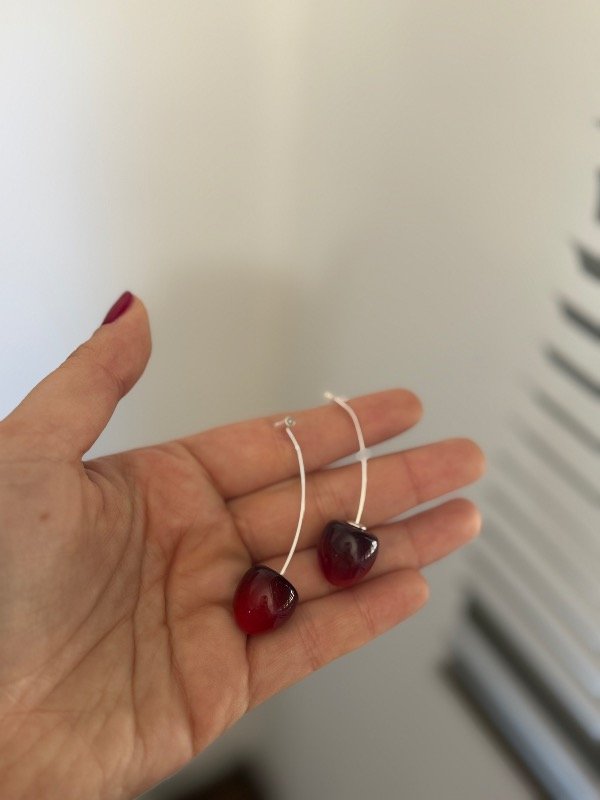 Producto - Aros Cherry plata