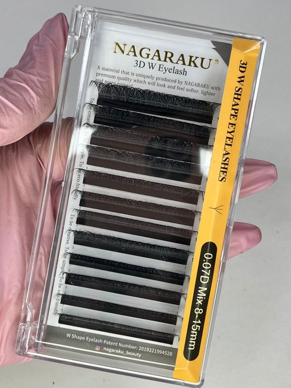 Producto - EXTENSIONES TECNOLOGICAS 3D 0.07D NAGARAKU SHAPE EYELASHES