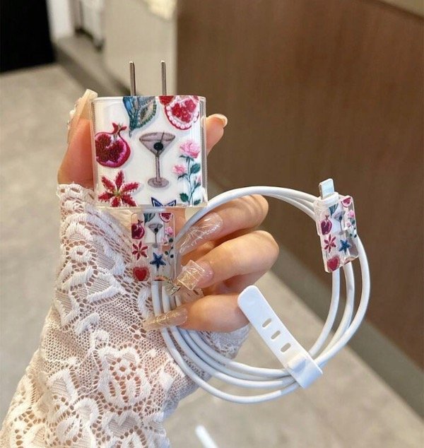 Producto - Cubre cabezal + Come cables Martini y granada