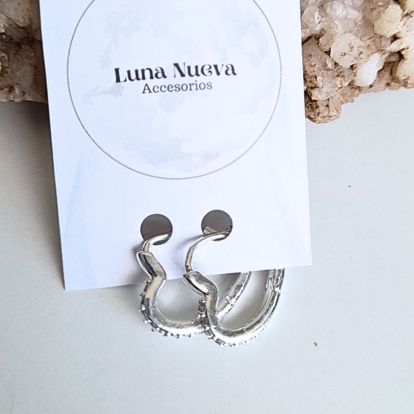 Producto - Aros Corazón con micropave 1