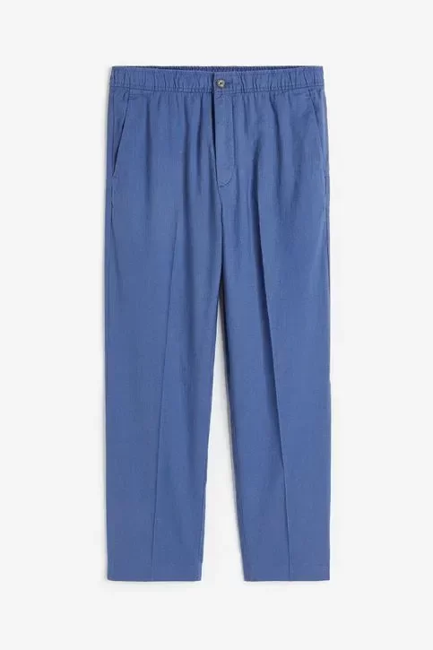 Producto - Pantalón Lino Azul