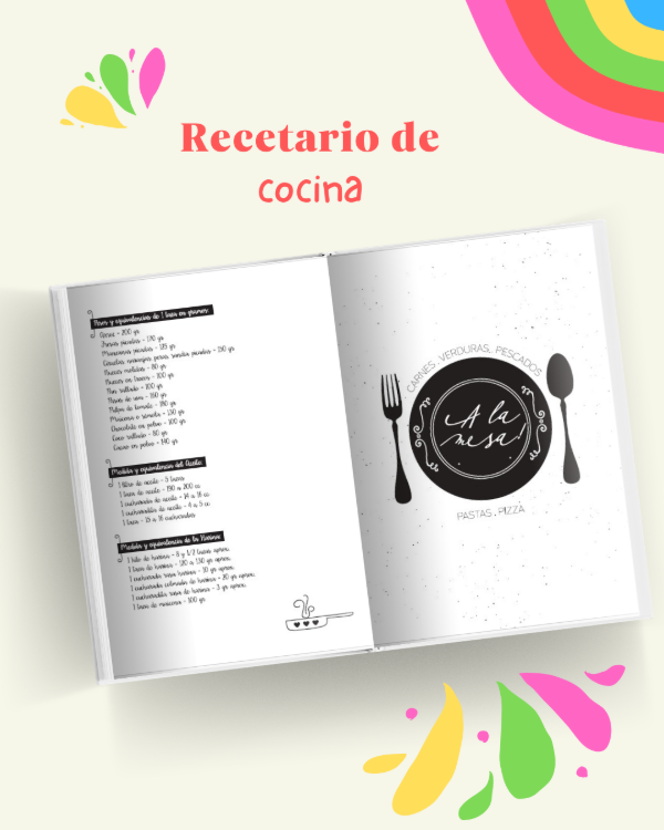 Producto - Recetario de Cocina - 1