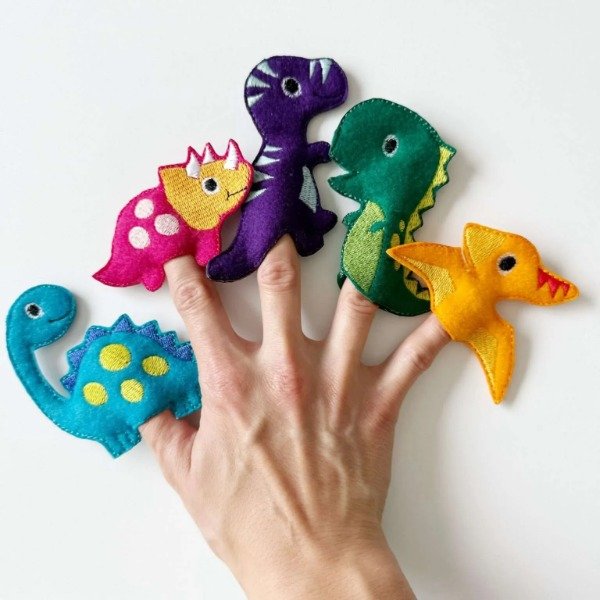 Producto - Titeres de dedo Dino