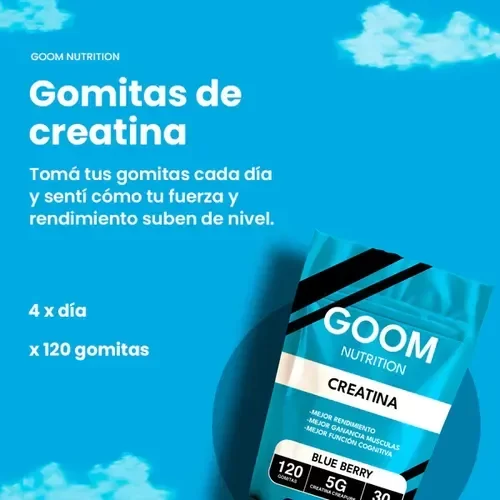 Producto - CREATINA 120 GOMITAS - GOOM