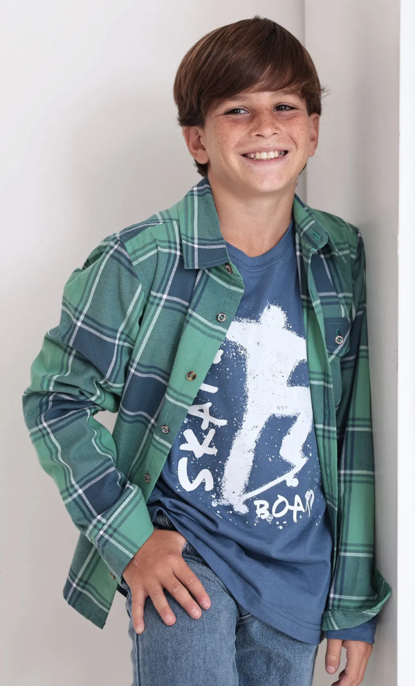 Producto - Camisa ML Escocesa MM