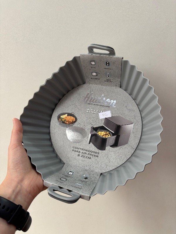 Producto - Molde Airfryer silicona Hudson circular 22cm x2