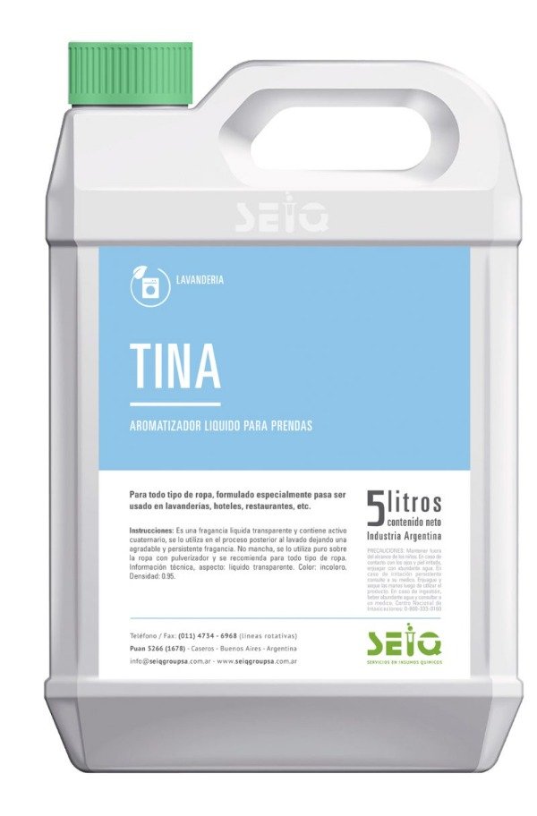 Producto - SEIQ TINA SUAVIZANTE CELESTE X 5 LITROS