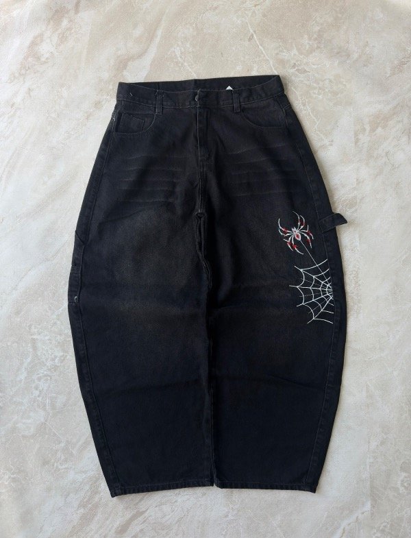 Producto - Jean Baggy araña Black