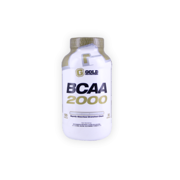 Producto - BCAA2000 X 120CAPS - GOLD NUTRITION