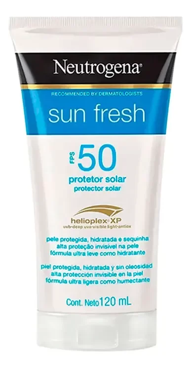 Producto - Neutrogena Sun Fresh Protector Solar Crema Fps 50 120ml