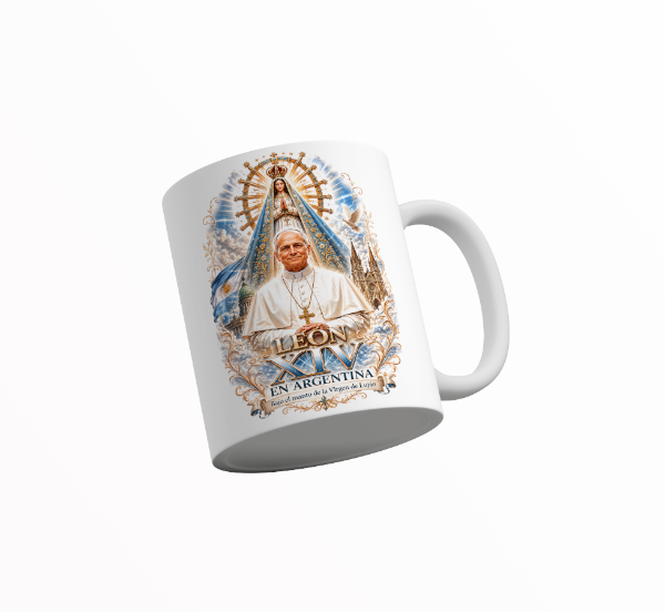 Producto - Taza Personalizad Papa León XIV Argentina #12 - 3