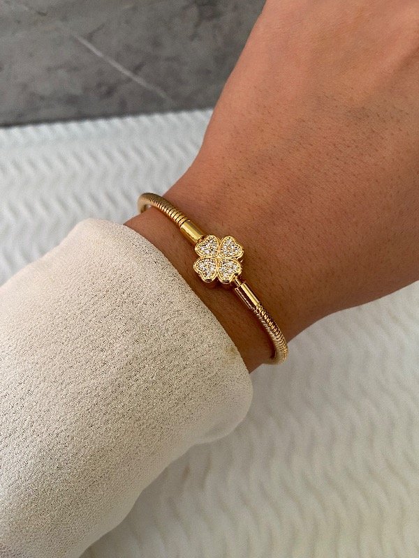 Producto - Pulsera estilo Pandora trébol