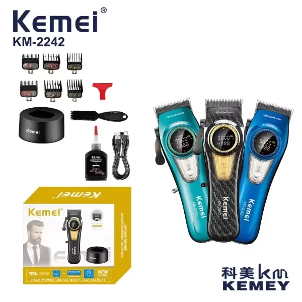 Producto - KEMEI CORTADORA DE PELO PATILLERA KM-2242