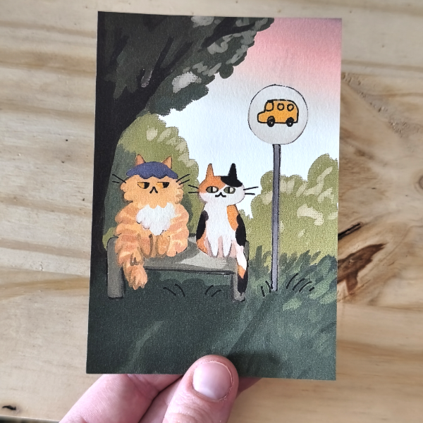 Producto - postal bus stop transporte