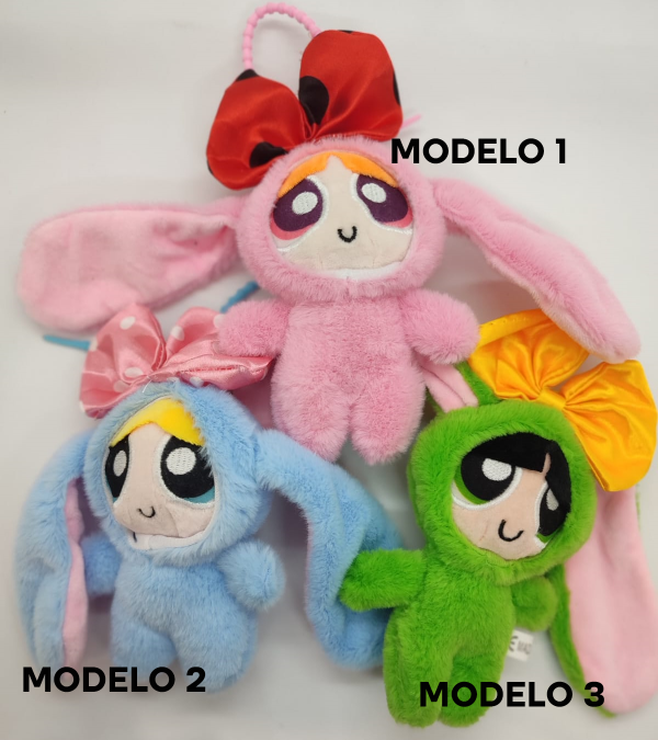Producto - Llavero Chicas Superpoderosas con moño