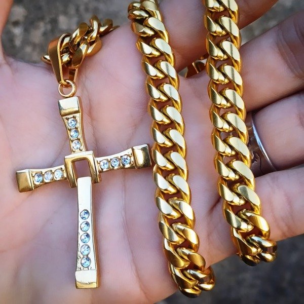 Producto - Cruz de Toretto+cubana (dorada)