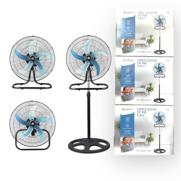 Producto - VENTILADOR ORYX 90W 18 PULGADAS 3 EN 1